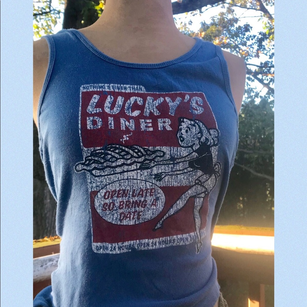 Lucky Brand Retro Tank Top, Small
